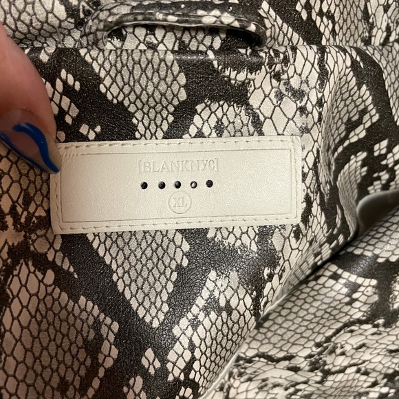 BLANKNYC Faux Snakeskin Jacket - Picture 2 of 4